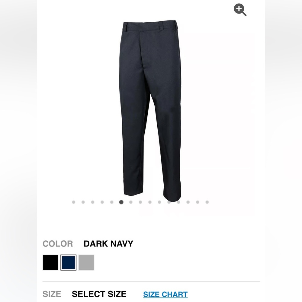 Classic Dark Navy Men's Dress Pants